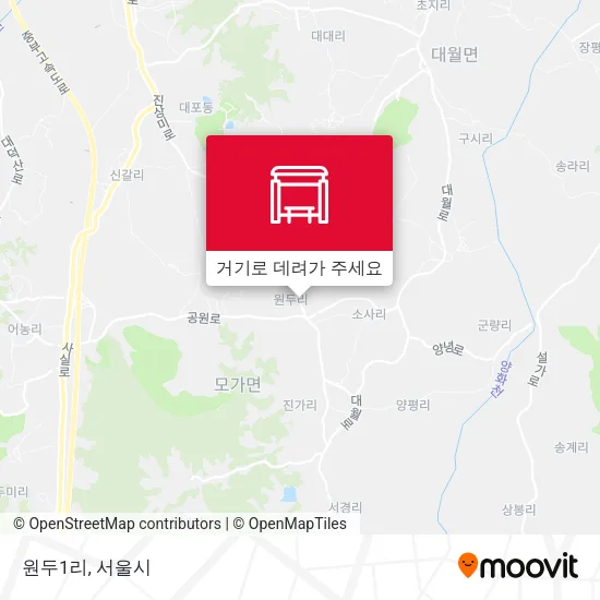 원두1리 지도