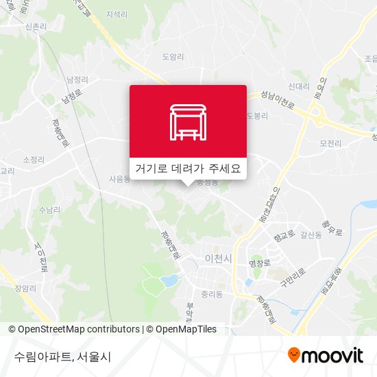 수림아파트 지도