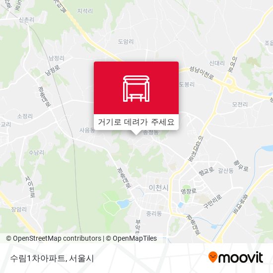 수림1차아파트 지도