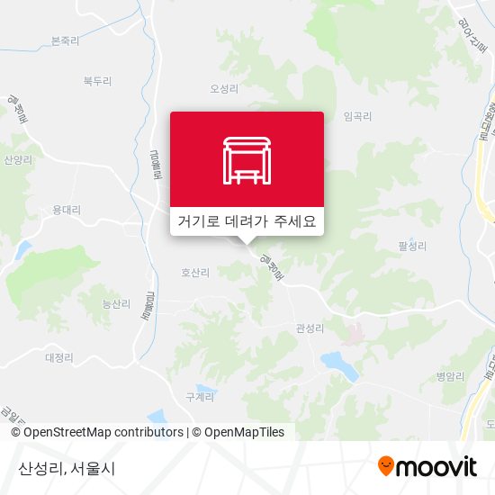 산성리 지도