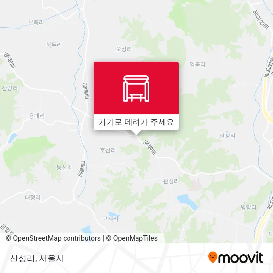 산성리 지도