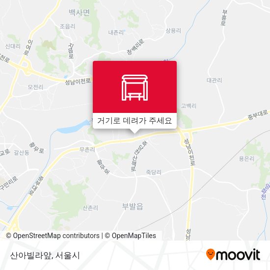 산아빌라앞 지도