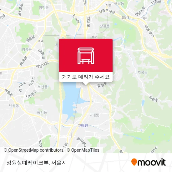 성원상떼레이크뷰 지도