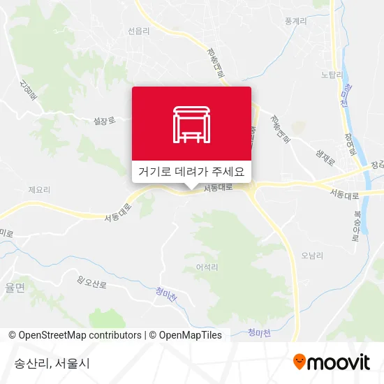 송산리 지도