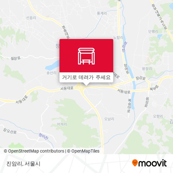 진암리 지도