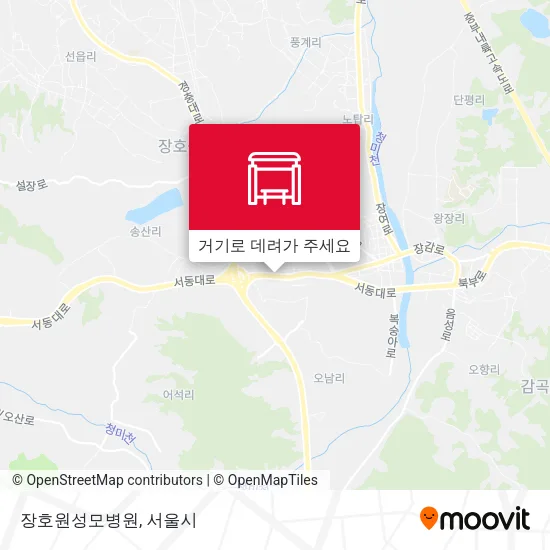장호원성모병원 지도