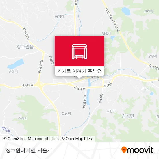 장호원터미널 지도