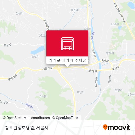 장호원성모병원 지도