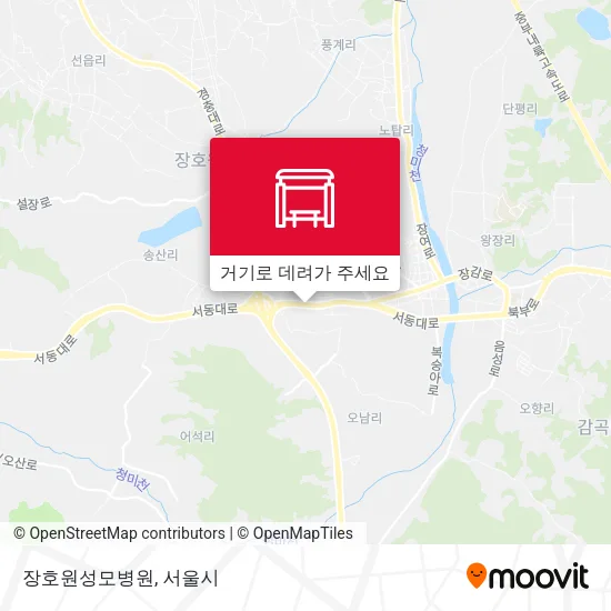 장호원성모병원 지도