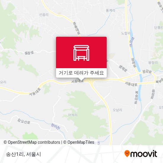 송산1리 지도