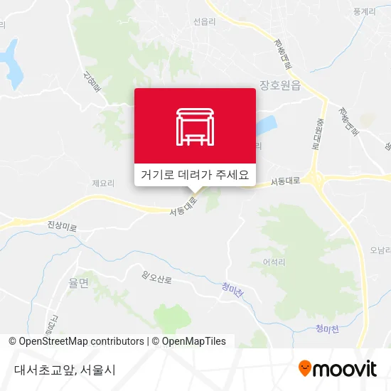 대서초교앞 지도