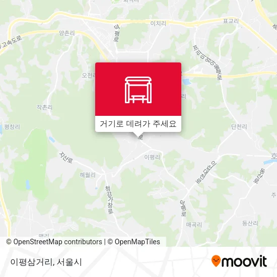 이평삼거리 지도