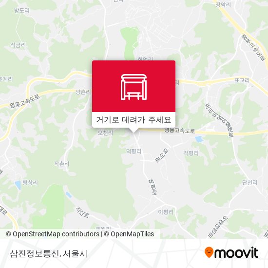 삼진정보통신 지도