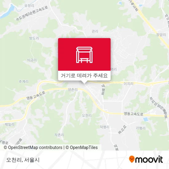 오천리 지도