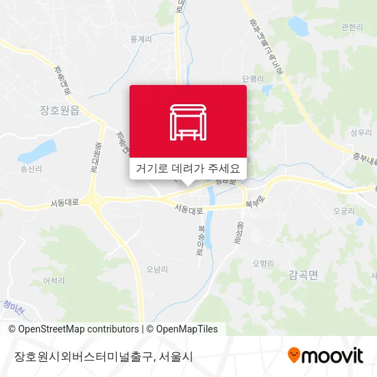 장호원시외버스터미널출구 지도