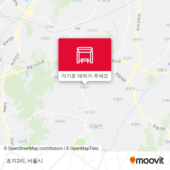 초지2리 지도