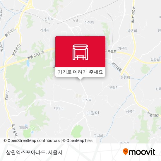 삼원엑스포아파트 지도