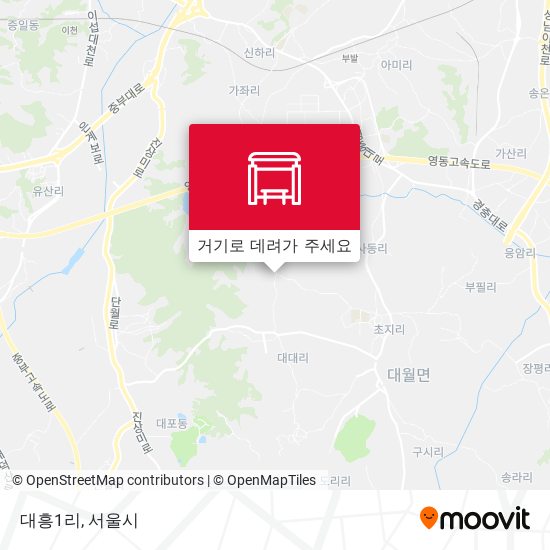 대흥1리 지도