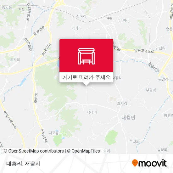 대흥리 지도