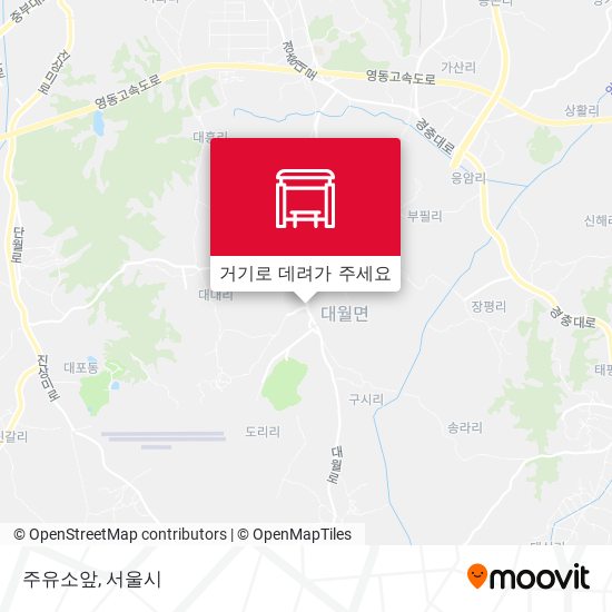 주유소앞 지도