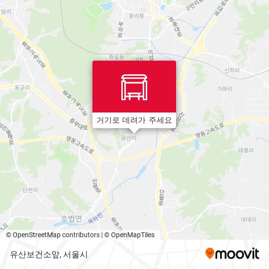 유산보건소앞 지도