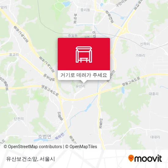 유산보건소앞 지도