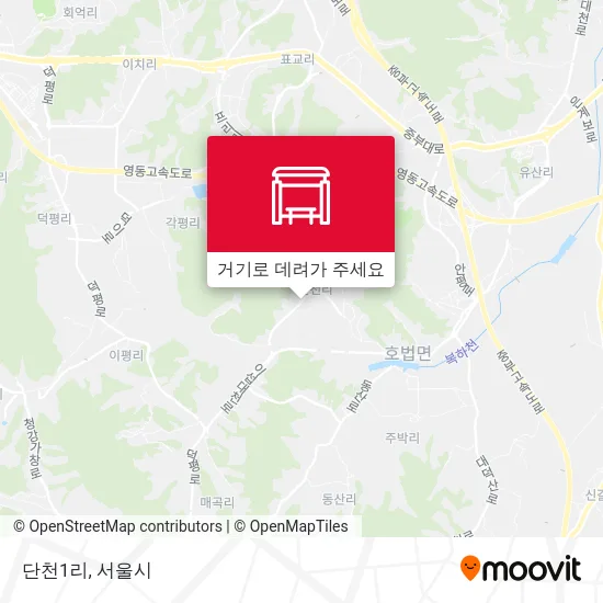 단천1리 지도