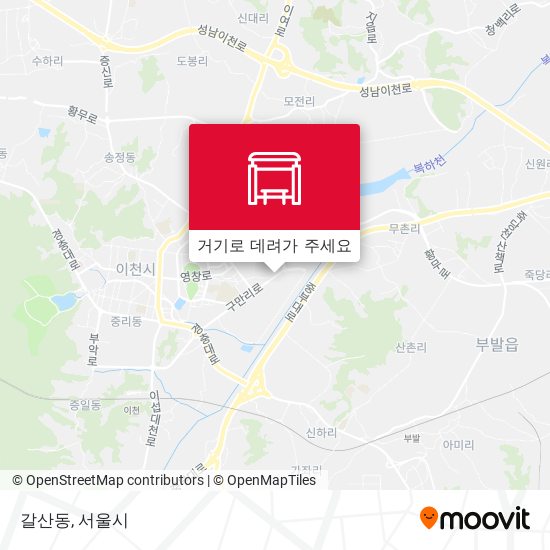 갈산동 지도