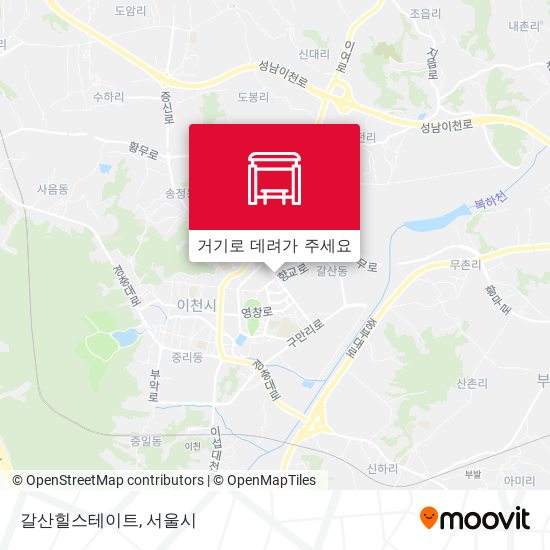 갈산힐스테이트 지도