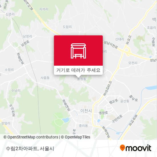 수림2차아파트 지도