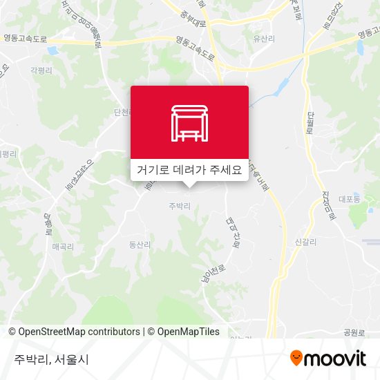 주박리 지도