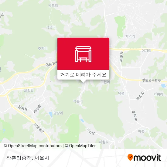 작촌리종점 지도