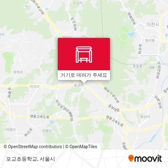 포교초등학교 지도