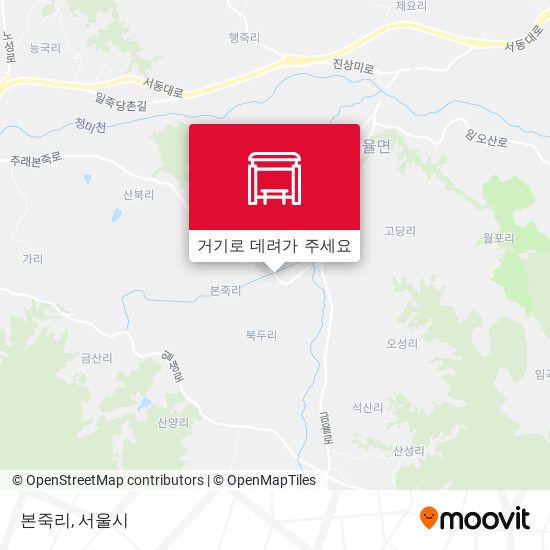 본죽리 지도