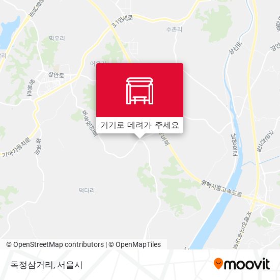 독정삼거리 지도