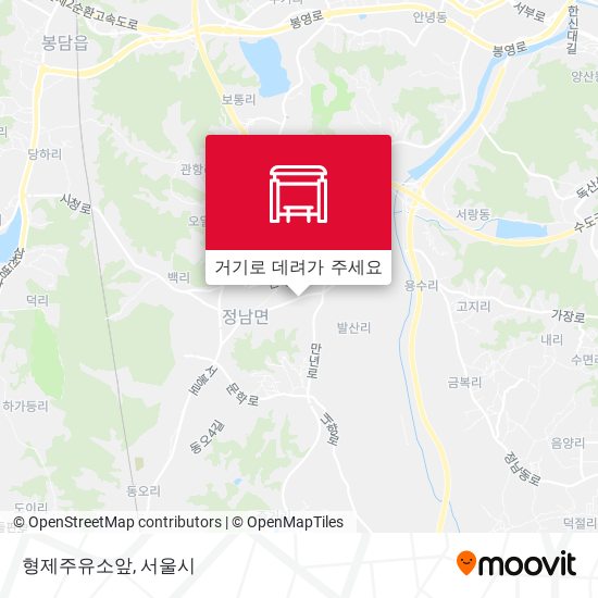 형제주유소앞 지도