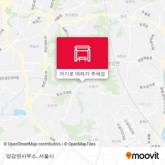 양감면사무소 지도
