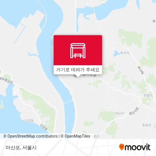 마산포 지도