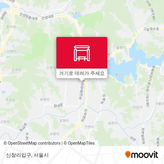 신창리입구 지도