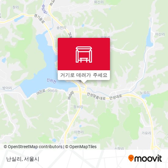 난실리 지도