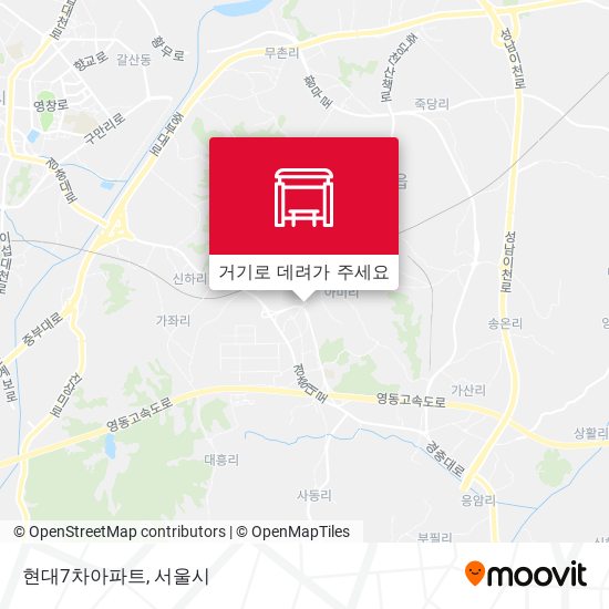현대7차아파트 지도