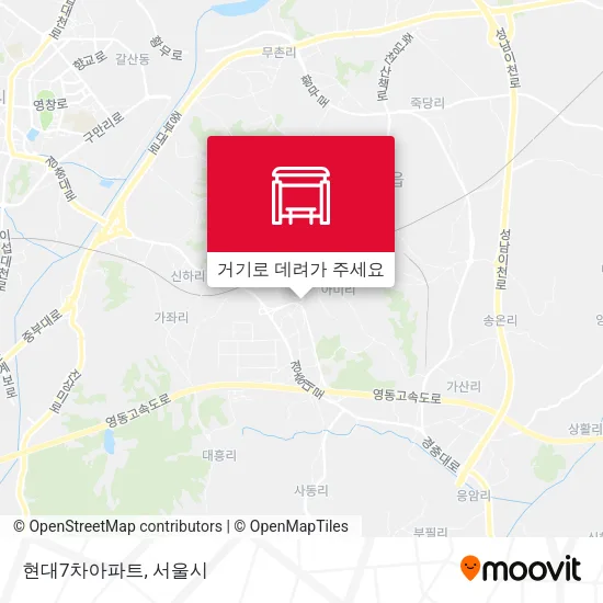 현대7차아파트 지도