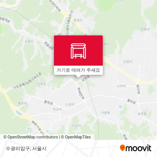 수광리입구 지도