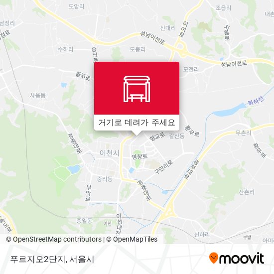 푸르지오2단지 지도