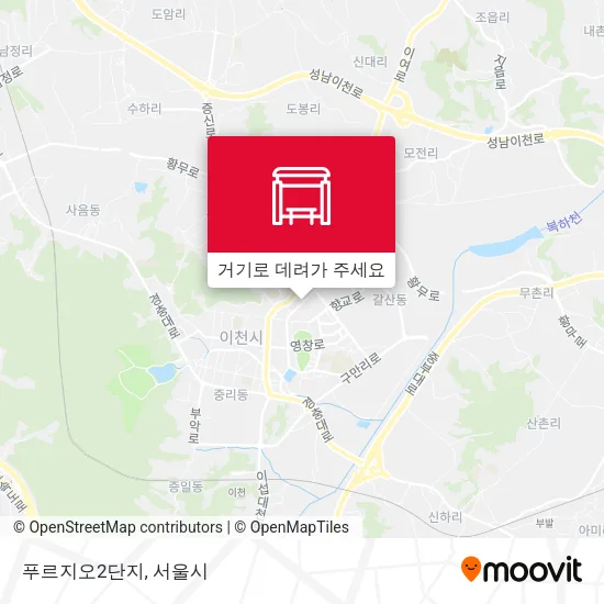 푸르지오2단지 지도