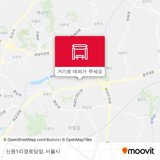 신원1리경로당앞 지도