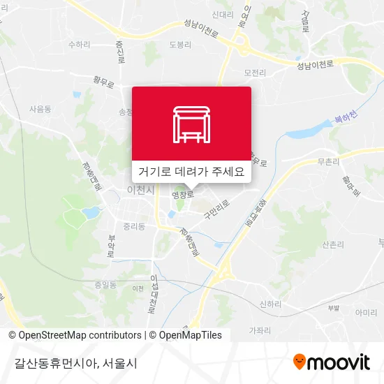갈산동휴먼시아 지도