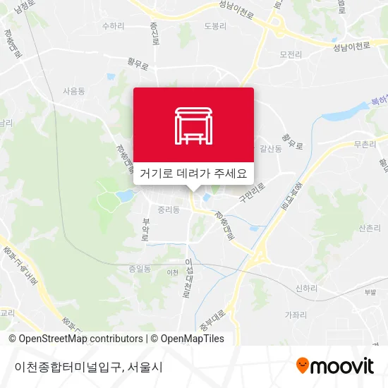 이천종합터미널입구 지도