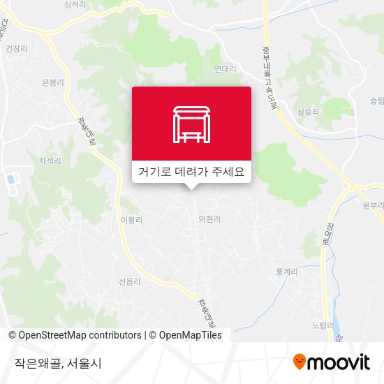 작은왜골 지도