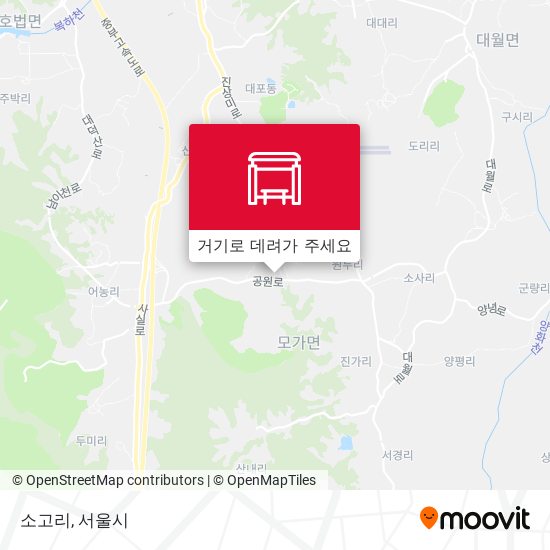 소고리 지도